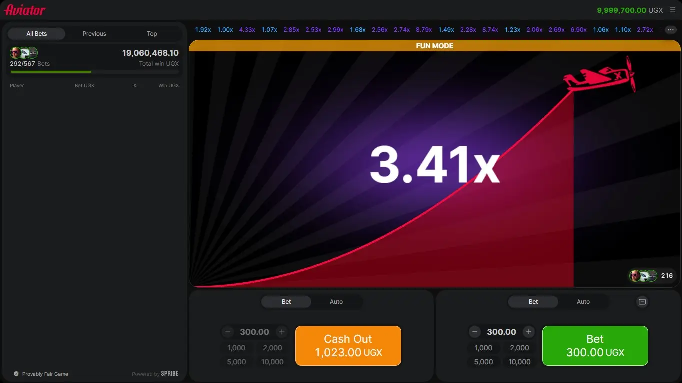 Interface of game